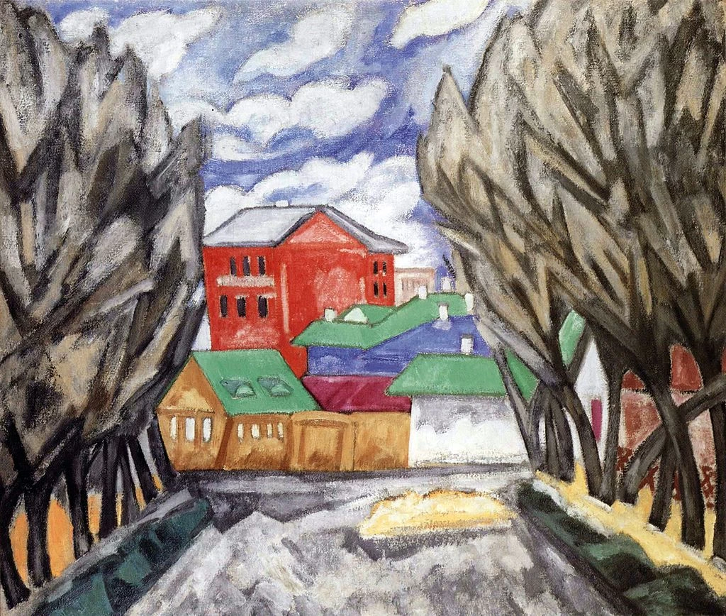 La casa rossa, 1910 - Russian Museum
